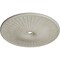 Ekena Millwork Galveston Medallion (Canopies up to 5 7/8"), 51"OD x 3 5/8"ID x 3 3/8"P, Pot of Cream Crackle CM51GLPCC - alternate 4